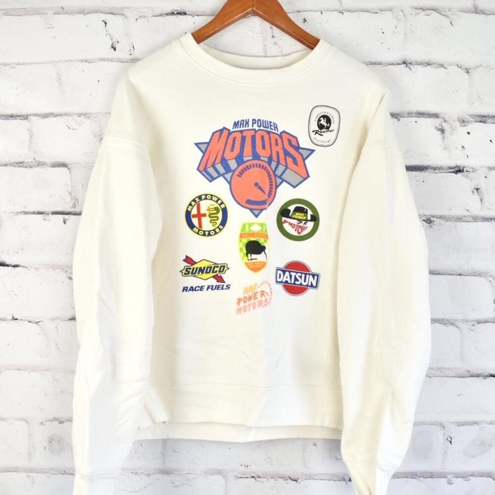 Max Power Motors High Performance Collectible Sports Cars Crewneck Sweatshirt XL